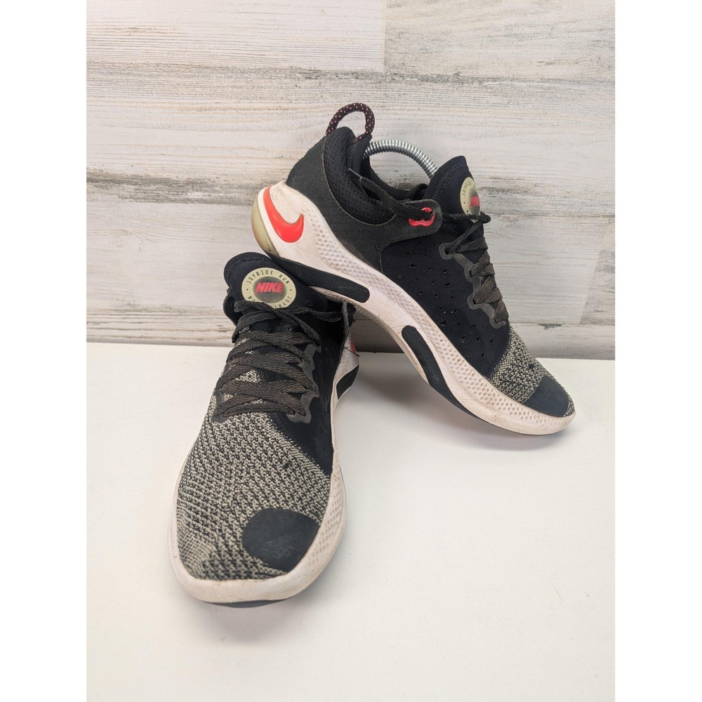 Nike Joyride Run Flyknit Shoes Mens Black Gray Running‎ Cushion Pods Sneakers